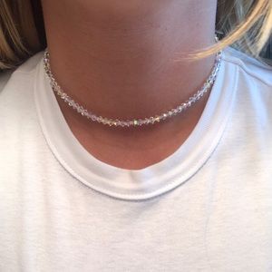 Swarovski Crystal AB Bead Choker